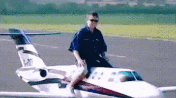 Plane Steve GIF by The Undroppables