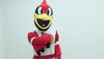 Mascot Reggie GIF by Illinois State University