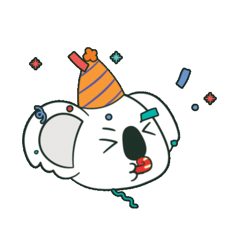 Happy Party Sticker by Bobobox Indonesia