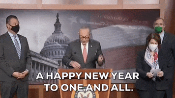 Happy New Year Filibuster GIF by GIPHY News