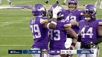 Minnesota Vikings Hug GIF by NFL