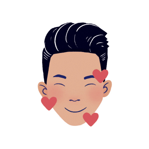 In Love Corazon Sticker