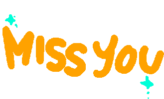 Miss You Sticker