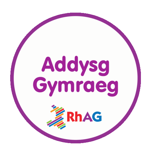 Rhieni Dros Addysg Gymraeg Sticker