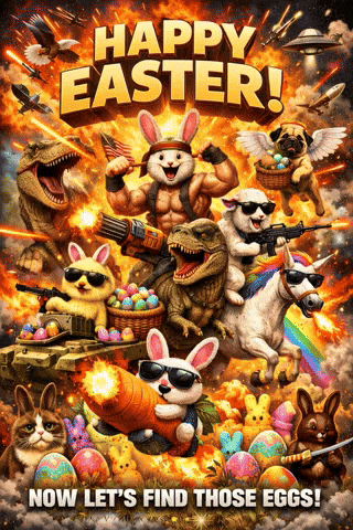 Easter Bunny GIF by Brzzy