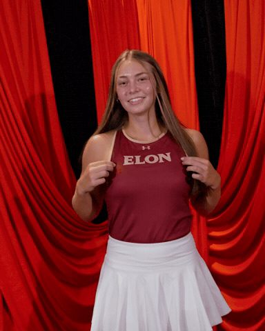 Elon Womens Tennis GIF by Elon Phoenix