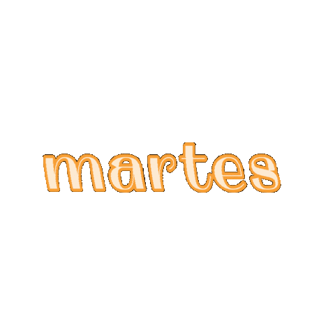 Martes Sticker by Fruto Blanco