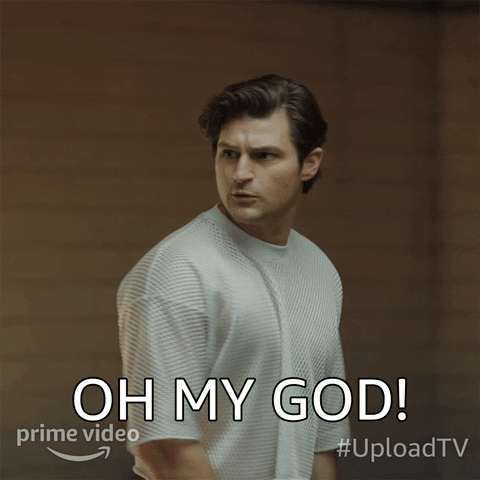 Oh My God Reaction GIF by Amazon Prime Video