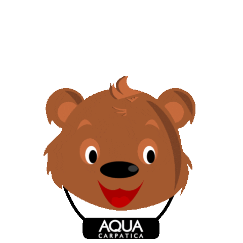 Teddy Bear Water Sticker by Aqua_Carpatica