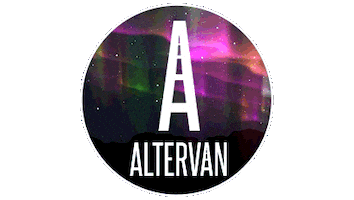 Northern Lights Roadtrip Sticker by Altervan