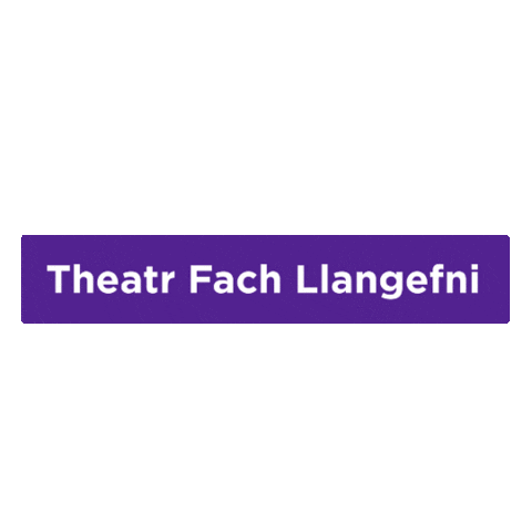 Theatr Fach Llangefni Sticker