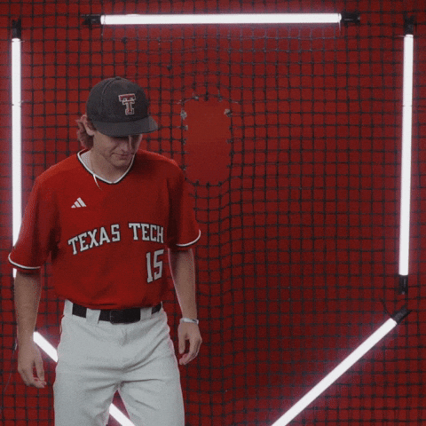 Jt Drake GIF by Texas Tech Baseball