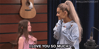 ariana grande singing GIF by The Tonight Show Starring Jimmy Fallon