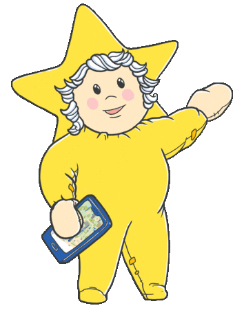 Happy Illustration Sticker by Sternenbruecke