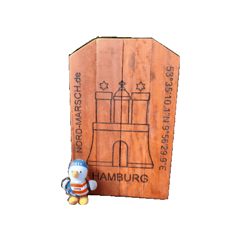 Hamburg Sticker by Nord-Marsch
