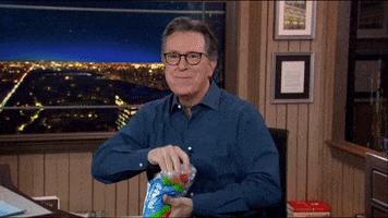 Stephen Colbert Marshmallow GIF by The Late Show With Stephen Colbert