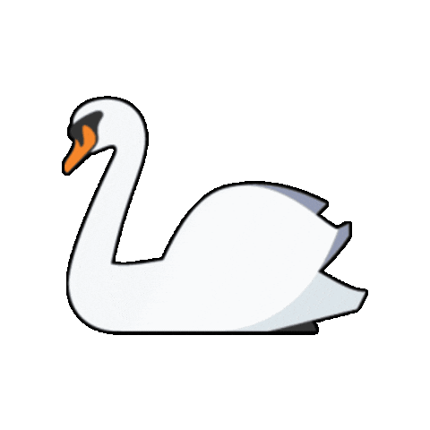 Swan Sticker by Canal & River Trust