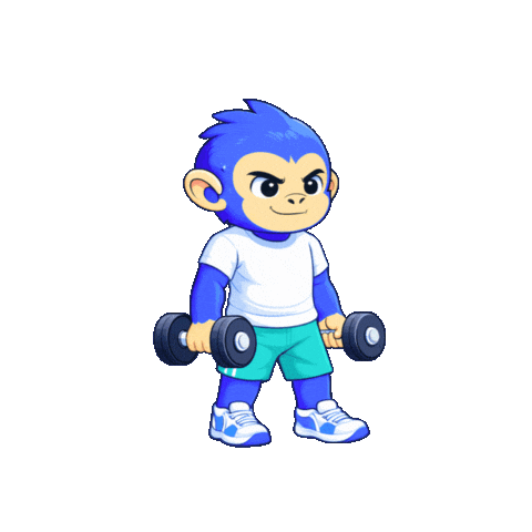 Workout Gym Sticker by MonkeyFit