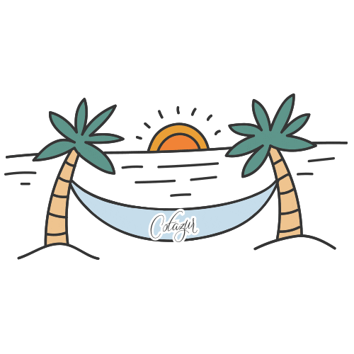 Beach Sun Sticker by Cotazur