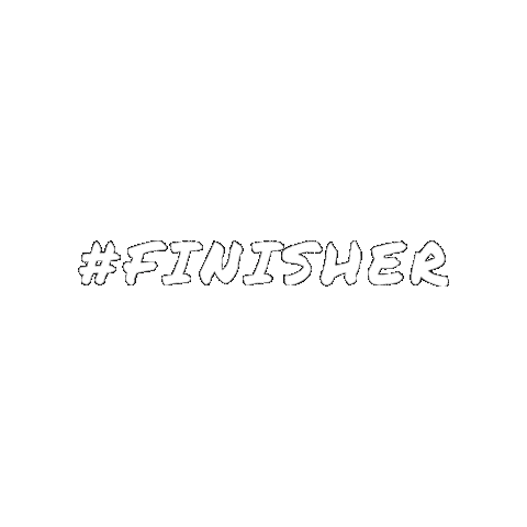 Finisher Sticker by HM Fitness