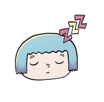 Sleepy Illustration Sticker