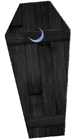 Crescent Moon Halloween Sticker by blackmooncosmetics