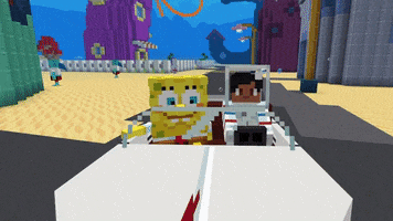 Vamos Spongebob Squarepants GIF by Minecraft