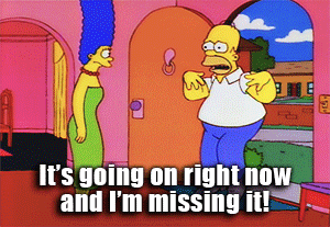 homer simpson fear of missing out GIF