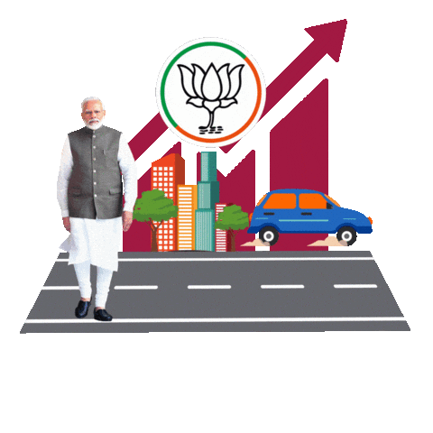 Bjp Modiji Sticker