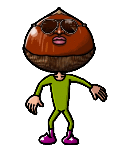 Chestnuts Sticker by yu-san