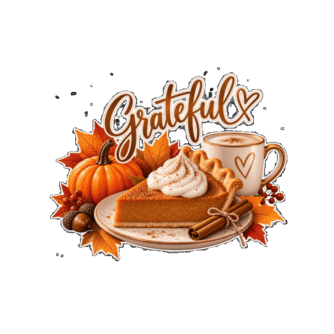 Pumpkin Spice Autumn Sticker