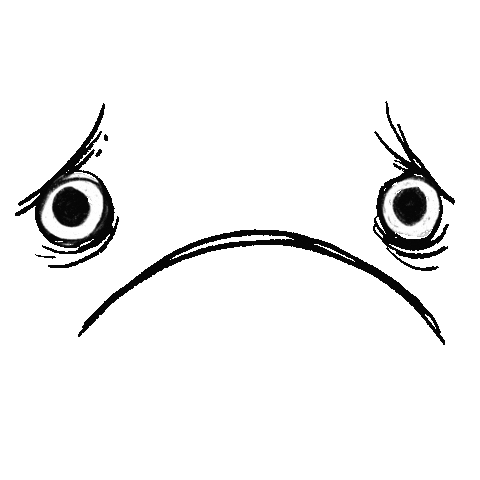 Sad Cry Sticker