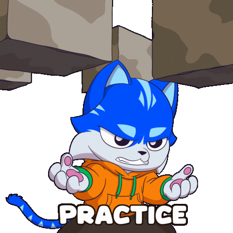 Cat Floating Sticker by Toshithecat