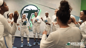 clap tulane GIF by GreenWave