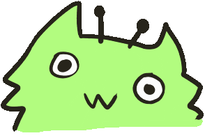 Excited Doodle Sticker