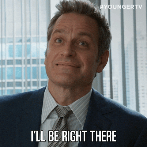Ill Be Right There Peter Hermann GIF by YoungerTV