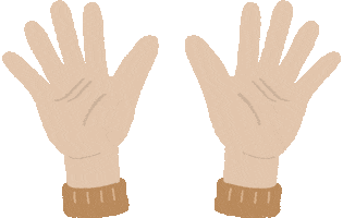 Hand Greeting Sticker