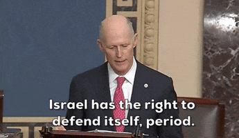 Rick Scott Israel GIF by GIPHY News