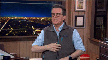 Stephen Colbert Zipper GIF by The Late Show With Stephen Colbert