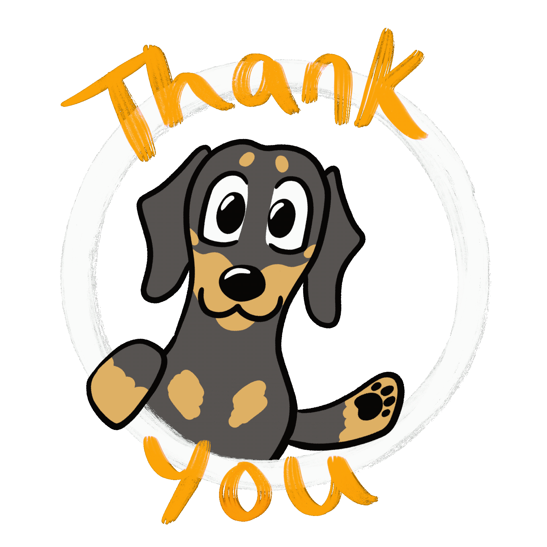 Sausage Dog Thank You Sticker For Ios Android Giphy
