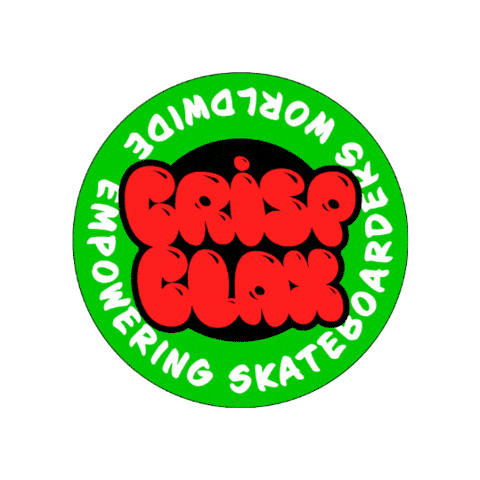 Crisp Clax Skateboarding Sticker