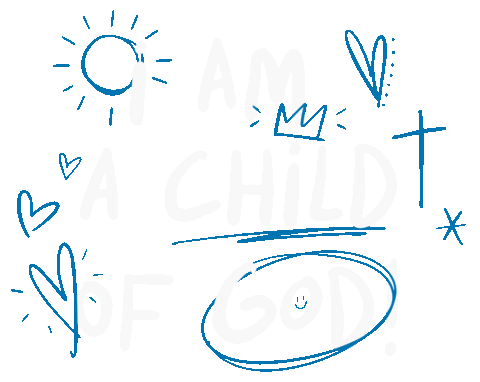Child Of God Jesus Sticker by Elevated Faith