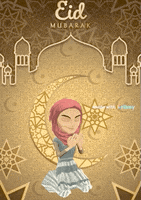 Eid Al Fitr Ramadan GIF by TeamKrikey