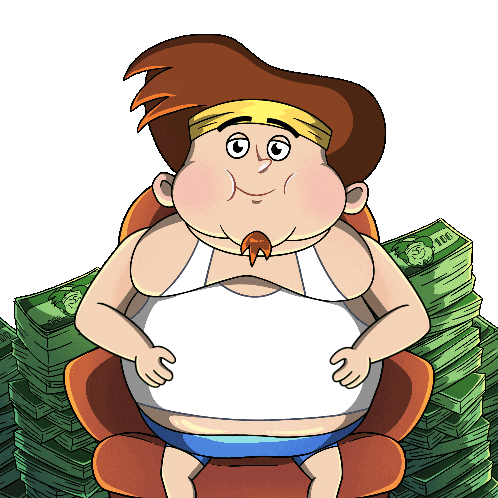 Crypto Wink Sticker by fatbot