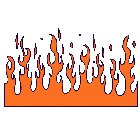 Angry Fire Sticker by Jojoy Matias