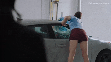 Car Wash Shorts GIF by Kim's Convenience