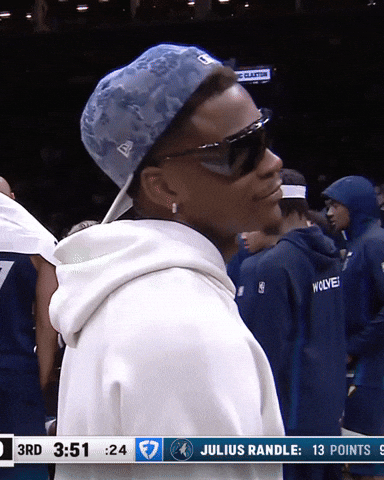 Nba Smile GIF by Minnesota Timberwolves