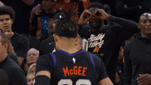 Looking Nba Playoffs GIF by NBA