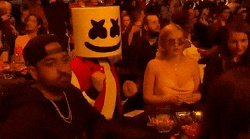 iheartradio music awards audience reaction GIF by iHeartRadio