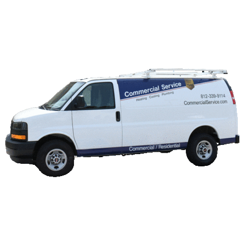 Commercial Service of Bloomington Sticker